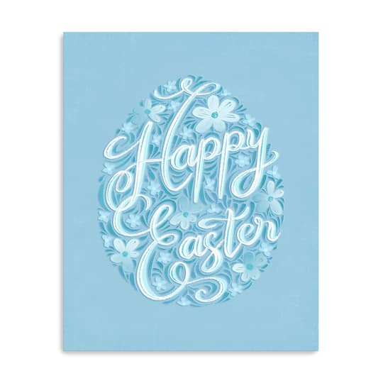Lumaprints Happy Easter I Canvas Giclée Art